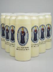 10 velas de novena a Nuestra Señora de Pontmain