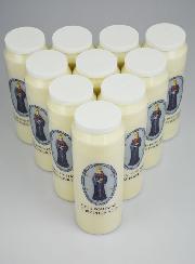 10 velas de novena a Nuestra Señora de Pontmain