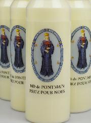 10 velas de novena a Nuestra Señora de Pontmain