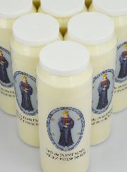 10 velas de novena a Nuestra Señora de Pontmain
