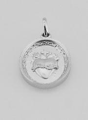Medalla de Plata del Sagrado Corazón de Jesús - 19 mm