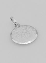 Medalla de San Benito en Plata - 14 mm