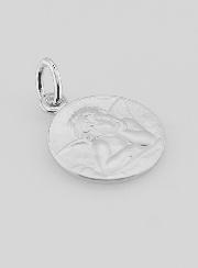 Regalo de Bautismo - Medalla del Ángel de la Guarda en Plata de 16 mm