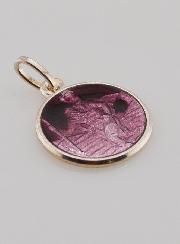 Medalla de San Cristóbal en Plata y Esmalte - 15 mm