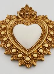 Ex voto de pared de Oro y Marfil - 13 cm