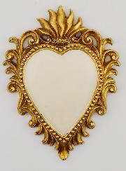 Ex voto Mural Oro y Blanco - 10 cm