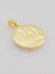 Medalla de la Virgen María y Lourdes de doble cara - 18 mm