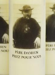 Juego de 3 velas de novena al Padre San Damián