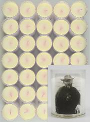 Juego de 10 velones del Padre San Damián