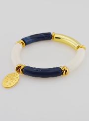 Pulsera religiosa Medalla Milagrosa - Azul marino