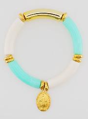 Pulsera religiosa Medalla Milagrosa - Turquesa