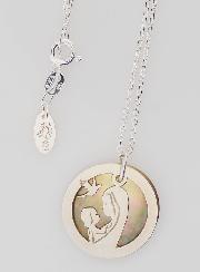 Collar de la Virgen con el Niño y la Paloma - Plata y Nácar