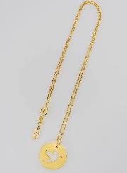 Collar Espíritu Santo - Chapado en Oro y Nácar