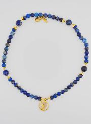 Pulsera Rosario en Lapislázuli – Virgen María y Ex Voto