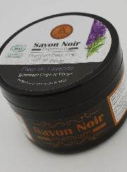 Jabón Negro Orgánico Premium - Flor de Lavanda