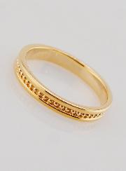 Anillo de bodas chapado en oro - Talla 54