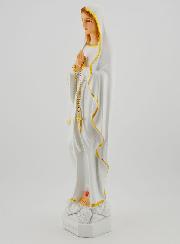 Estatua de Nuestra Señora de Lourdes Policromada - 30 cm
