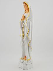Estatua de Nuestra Señora de Lourdes Policromada - 30 cm
