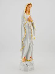 Estatua de Nuestra Señora de Lourdes Policromada - 30 cm
