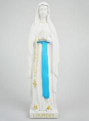 Estatua religiosa de Nuestra Señora de Lourdes - 40 cm