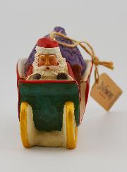 Adorno colgante Trineo de Papá Noel - Jim Shore