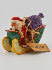 Adorno colgante Trineo de Papá Noel - Jim Shore