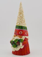 Elfo navideño y acebo - Jim Shore