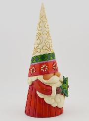 Elfo navideño y acebo - Jim Shore