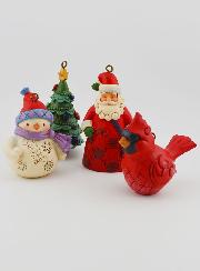 4 adornos navideños colgantes - Jim Shore