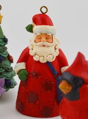 4 adornos navideños colgantes - Jim Shore