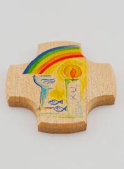 Cruz de Madera de Arce - Mi Bautismo