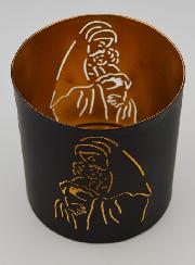 Portavelas Calado - Virgen con el Niño