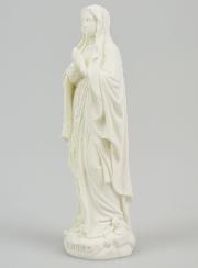 Estatua de Nuestra Señora de Lourdes en resina fosforescente - 12 cm