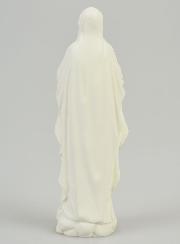 Estatua de Nuestra Señora de Lourdes en resina fosforescente - 12 cm
