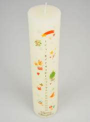 Vela de Adviento Tradicional - 25 cm