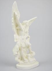Estatua de San Miguel Arcángel en resina fosforescente - 20 cm
