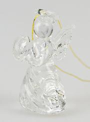 Ángel navideño colgante de cristal - 4cm