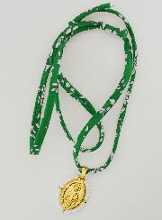 Collar Religioso con Cordón Liberty Verde - Milagrosa Perlada