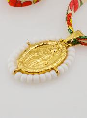 Medalla Milagrosa de cuentas - Cordón Libertad Floral