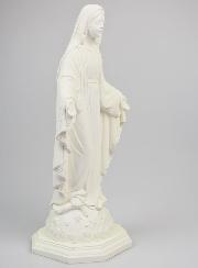 Estátua Virgem Milagrosa em Resina Fosforescente - 30 cm