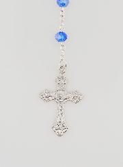 Rosario de la Medalla Milagrosa Abatible - Azul