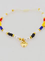Pulsera Religiosa Trenzada Multicolor - Ex Voto