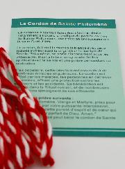 Cordón de Santa Filomena con Oración