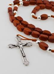 Rosario de madera de la Virgen Milagrosa en Madera