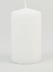 Vela decorativa de mesa de 10 x 6 cm - Blanca