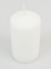 Vela decorativa de mesa de 10 x 6 cm - Blanca