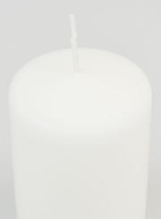 Vela decorativa de mesa de 10 x 6 cm - Blanca