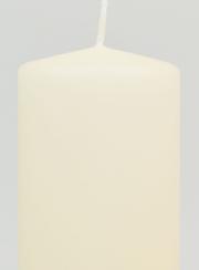 Vela decorativa de mesa de 10 x 6 cm - Marfil