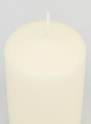 Vela decorativa de mesa de 10 x 6 cm - Marfil