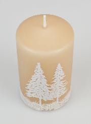 Vela de Decoração Ambiente de Inverno - Cappuccino